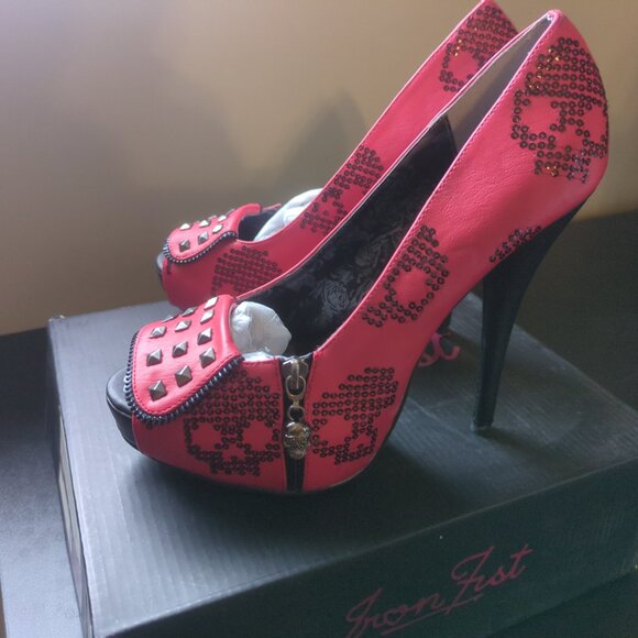 Iron Fist Ruff Rider Heels Size 10 - Picture 4 of 5